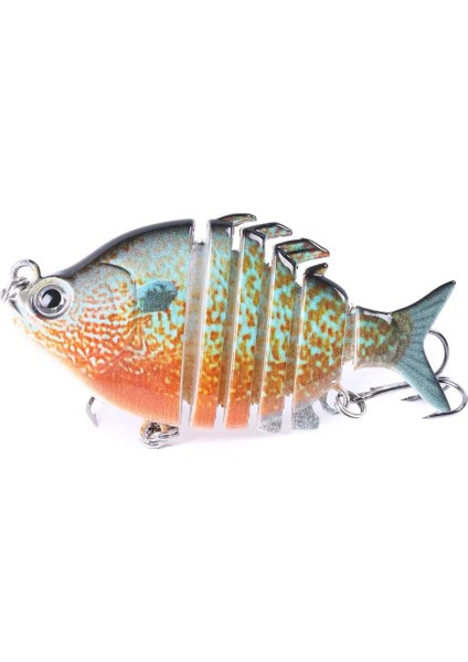 No.2 Tarzı 1 Adet Wobblers Pike Balıkçılık LURES63MMG Yapay Çok Bölümlü Yem Trolling Sert Yem Minnow Sazan Crankbait Olta Takımı (Yurt Dışından)