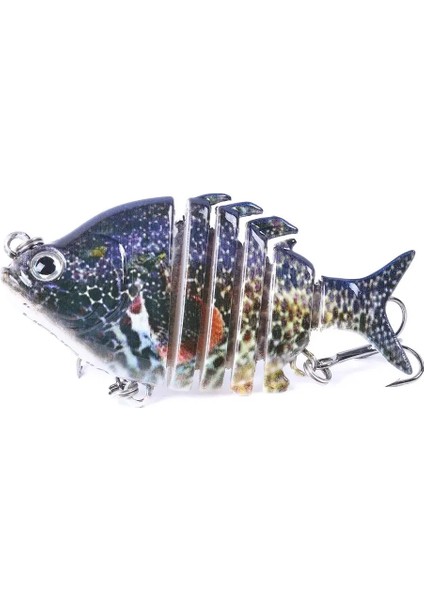 No.2 Tarzı 1 Adet Wobblers Pike Balıkçılık LURES63MMG Yapay Çok Bölümlü Yem Trolling Sert Yem Minnow Sazan Crankbait Olta Takımı (Yurt Dışından) modelleri