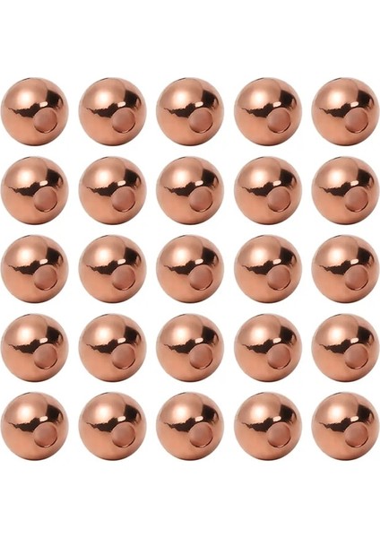 Bakır Tarzı 2,8 mm Sinek Bağlama Malzemesi Güzel Tasarımlı Tungsten Boncuklar Yüksek Li Oluklu Boncuk Dayanıklı Balık Tutma Aracı (Yurt Dışından)