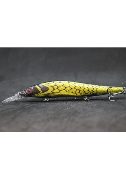 M817X63 Stili Wlure 16G 13CM Derin Dalış Jerkbait Ağırlık Transfer Sistemi 3 Tiz Kanca Yavaş Yüzen Minnow Balıkçılık Cazibesi M817 (Yurt Dışından)