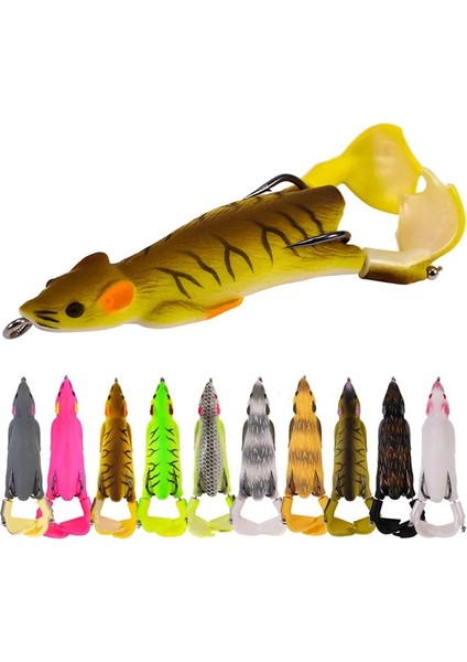 Tlg Shop No.10 Tarzı Halat Flipper Ördek Balıkçılık Cazibesi Yumuşak Baitg Yapay Yem 3D Gözler Wobbler Jig Minnow Yumuşak Cazibesi Yüzme Cazibesi (Yurt Dışından)