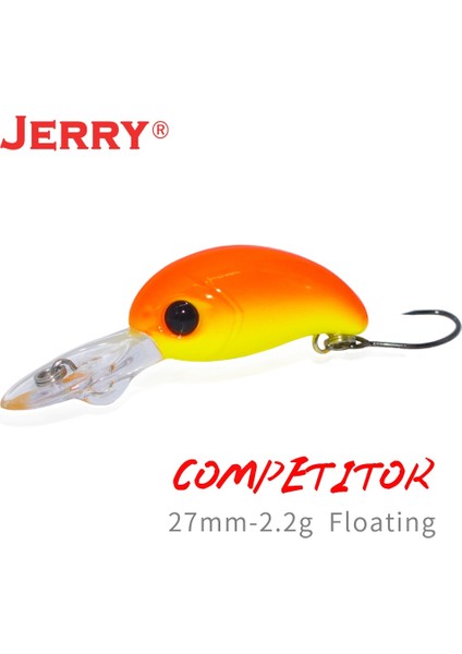 P251 Stili Yarışmacı 27MM Jerry Rakip Alabalık Yemleri Yüzen Derin Dalış Krank Wobbler Sert Yem Fişi G Balıkçılık Cazibesi Kızdırma Uv Renkleri Dere ve Göl (Yurt Dışından) fiyatları