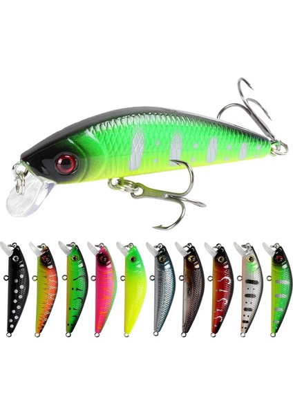 No.8 Stili Sert Yem 1 Adet Yüzen Balıkçılık Lures Minnow Sert Yem G Yapay Yem Balıkçılık Wobblers Crankbait Sazan Levrek Jig Olta Takımı (Yurt Dışından) fiyatları