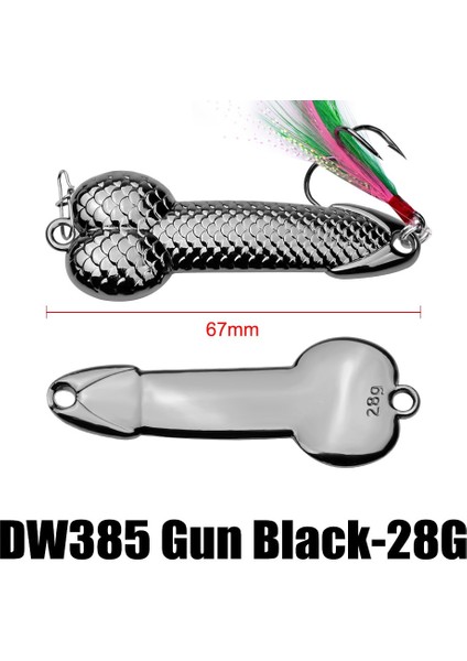 GRISIYAH-28G Tarzı Metal Sequoon Cazibesi Siyah Gül Altın Metal Pul Tüy ile Sert Cazibesi Bas Pike Sazan Balıkçılık Sert Yem Mücadelesi (Yurt Dışından)