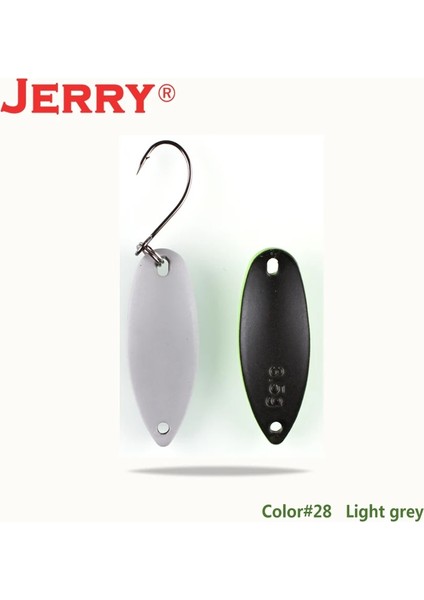 Hafif Gery Stili Yay Burcu 3.5g Jerry Dere ve Alan Alabalık Kaşıkları Küçük Hafif Ers Yüksek Li Balıkçılık Cezbeder Tek Kancalar Sert Lures (Yurt Dışından)