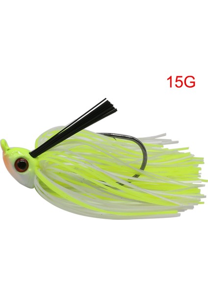 25 Beyaz Kafa 15G Stili Mycena 7ggg Chatter Yem Er Yem Otsuz Balıkçılık Cazibesi Buzzbait Wobbler Chatterbait Bas Turna Walleye Balıkları Için (Yurt Dışından)