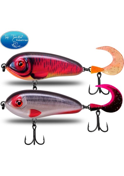 Yumuşak Kuyruk-16 Stili 80MM 28G Cf Lure Fishing Lure Pike Jerk Bait Slow Sinking Taimen Chum Fishing Lure With Soft Tail (Yurt Dışından)