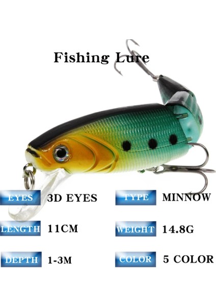 No3 Tarzı 1 Adet Minnow Balıkçılık Cazibesi G Batan Sert Yem Wobbler Jig Yem Crankbait Sazan Çizgili Bas Pesca Olta Takımı Swimbait (Yurt Dışından) fırsatları