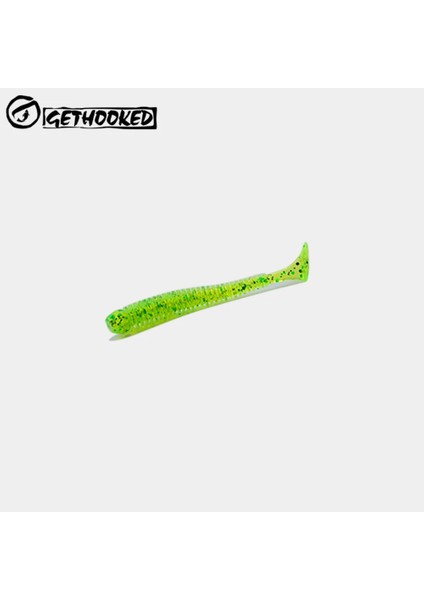 Yeşil Stil Gethooked Lot Wobblers Fishing Soft Lures Rubber Soft Baits G T-Tail Soft Worm Artificial Baits Bass Silicone Fish (Yurt Dışından)