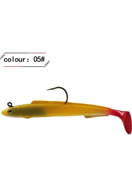 Renk 05 Tarzı Yeni Varış 15CMG Yılan Balığı Yumuşak Cazibesi Balıkçılık Cazibesi Bas Balıkçılık ve Culter Uzun Atış Için T-Kuyruk Shad (Yurt Dışından)