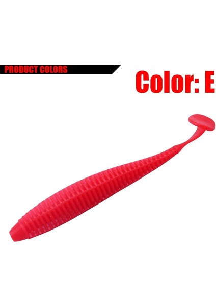 E Stili 5pcslot Balık Kokusu Silikon Solucan Balıkçılık Yumuşak Lures 9.5cm 3g Jig Wobbler Kuyruk Swimbait Aritificial Yem Bass Pike Pesca Takımı (Yurt Dışından)