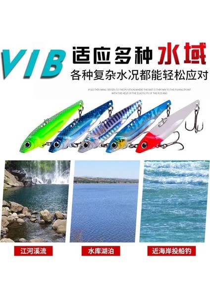 B Tarzı 7g Metal Vib Balıkçılık Cazibesi Ağırlıkları Uzun Atış Yuvaları Kanca Metal Jig Articulos De Pesca Isca Yapay Bas Yemi Derin Deniz Balıkçılığı (Yurt Dışından)