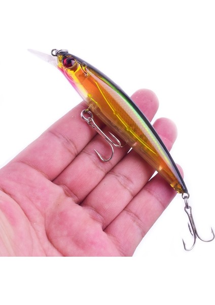 D Stili 1 Adet Jerkbait Yavaşça Batan Minnow Balıkçılık Cazibesi G Lazer Vücut Wobbler Sert Crankbait Balıkçılık Yem Swimbait Pesca (Yurt Dışından)