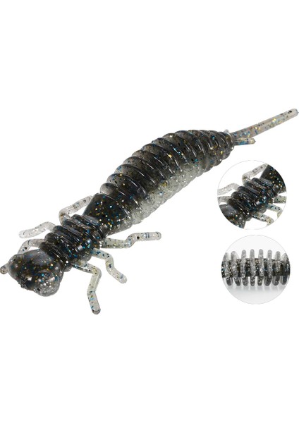 Q Stili 55MM 10 Adet Solucanlar Balıkçılık Cazibesi Wobblers Setleri Stickbait Yapay Balıkçılık Solucan Silikon Lures Balıkçılık Wobblers Olta Takımı (Yurt Dışından)