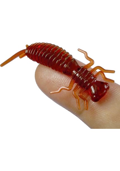 Kırmızı Stil 50 mm Lot Yumuşak Plastik Lures Larva Tatlısu Swimbaits Balıkçılık Için Silikon Yumuşak Yem Solucan Larva Balıkçılık Lures (Yurt Dışından)