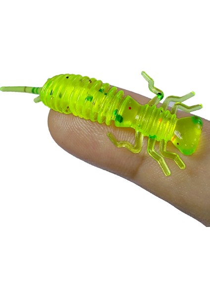 Kırmızı Stil 50 mm Lot Yumuşak Plastik Lures Larva Tatlısu Swimbaits Balıkçılık Için Silikon Yumuşak Yem Solucan Larva Balıkçılık Lures (Yurt Dışından)