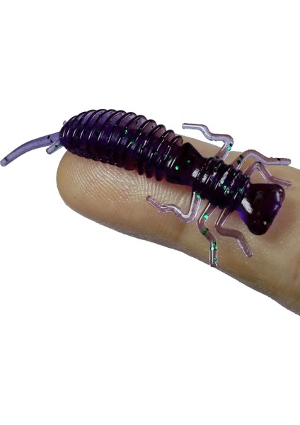 Kırmızı Stil 50 mm Lot Yumuşak Plastik Lures Larva Tatlısu Swimbaits Balıkçılık Için Silikon Yumuşak Yem Solucan Larva Balıkçılık Lures (Yurt Dışından)