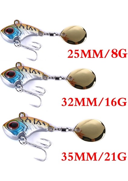 Renk E Stili 32MM 16G 8ggg Metal Vıb Titreşim Yem Er Kaşık Balık Tutma Lures Jigs Alabalık Wobbler Balık Tutma Sert Yemler Pesca Dropship ile Mücadele (Yurt Dışından) modelleri