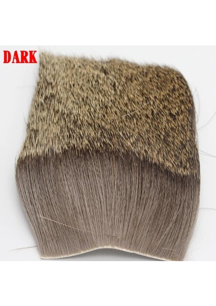 Karanlık Stil Fulliifish Fly Fishing 8*8cm Natural Roe Deer Hair Patches Skin Fur Zonker Caddis Hoppers Muddlers Humpies Fly Tying Materials (Yurt Dışından)