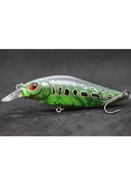 C735X76 Stili Wlure 13G 9cm Orta Boy Derinlik 3D Sert Canlı Gözler Sıkı Wobbler ve Yüksek Sık Eylem Crankbait Balıkçılık Cazibesi (Yurt Dışından)