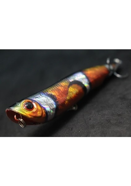 HW622X432 Stili Wlure 10CM 17G Uzun Döküm Topwater Popper Yürüyüş Cazibesi Yüzer Yem Kesme Bıçağı Tiz Kancalar Gerçekçi Balıkçılık Cazibesi HW622 (Yurt Dışından)