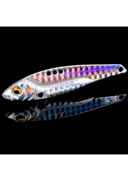 D-Kancasız Stil 10G-6.1CM 1 Adet G Metal Vib Jig Lures Bıçak Cazibesi Batan Titreşim Yemler Yapay Vibe Bas Pike Levrek Balıkçılık Cazibesi Mücadele (Yurt Dışından)