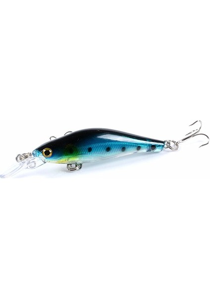 No.3 Tarzı Minnows Balıkçılık Cazibesi 8.5cm 6.3g Lazer Sert Yapay Yem Crankbait Bas Pike Wobbler 3D Gözler Jerkbait Sazan Olta Takımı (Yurt Dışından)