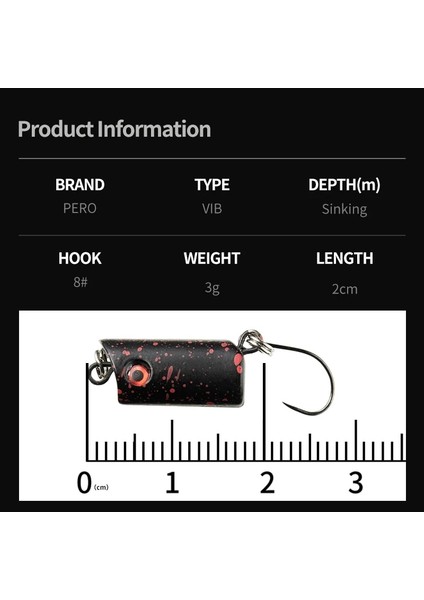 K Tarzı 2cm 3g Pero 2cm 3g Mikro Batan Balıkçılık Cazibesi Wobbler Mini Vıb Kış Sert Yemler Rattlin Jig Levrek Balıkçılık Alabalık Alan Lures (Yurt Dışından) fırsatları