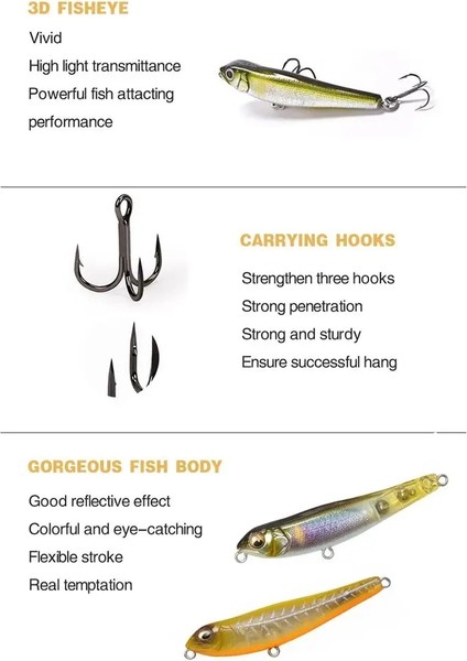 71MM-7G Stili G Yeni Topwater Kalem Wtd Yüzey Balıkçılık Cazibesi Köpek Yürümek Yapay Tuzlu Su Sert Yem Bass Plastik Yürüteç Takımı (Yurt Dışından) fırsatları