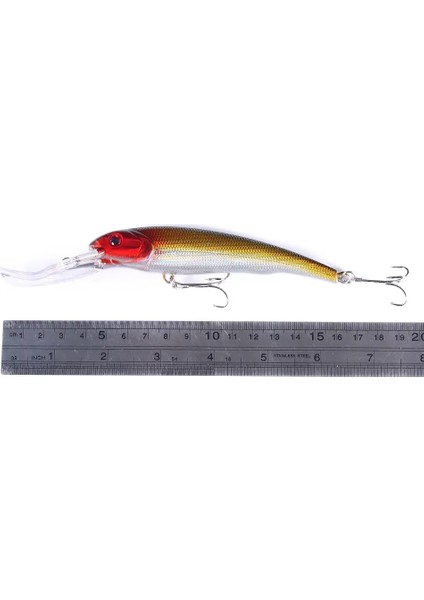 No.10 Tarzı Hengjia 16.5cm 28G Büyük Minnow Cazibesi Trolling Yem Yapay Wobblers Derin Dalış Deniz Balıkçılık Bass Pike Crankbaits (Yurt Dışından)