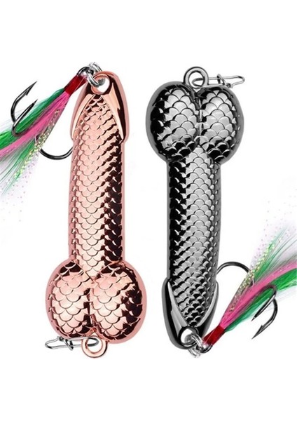 Rosegold-7g Stili Metal Sequoon Cazibesi Siyah Gül Altın Metal Pul Tüy ile Sert Cazibesi Bas Pike Sazan Balıkçılık Sert Yem Mücadelesi (Yurt Dışından) fiyatları