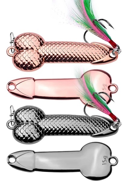 Rosegold-7g Stili Metal Sequoon Cazibesi Siyah Gül Altın Metal Pul Tüy ile Sert Cazibesi Bas Pike Sazan Balıkçılık Sert Yem Mücadelesi (Yurt Dışından) modelleri