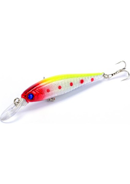 No.3 Tarzı Lassic Minnow Balıkçılık Cazibesi Sert Yapay Yem Biyonik 3D Gözler 10CM 9.4g Balıkçılık Wobblers Crankbait Plastik Balık Takımı (Yurt Dışından)