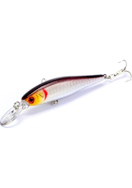 No.2 Tarzı Lassic Minnow Balıkçılık Cazibesi Sert Yapay Yem Biyonik 3D Gözler 10CM 9.4g Balıkçılık Wobblers Crankbait Plastik Balık Takımı (Yurt Dışından)