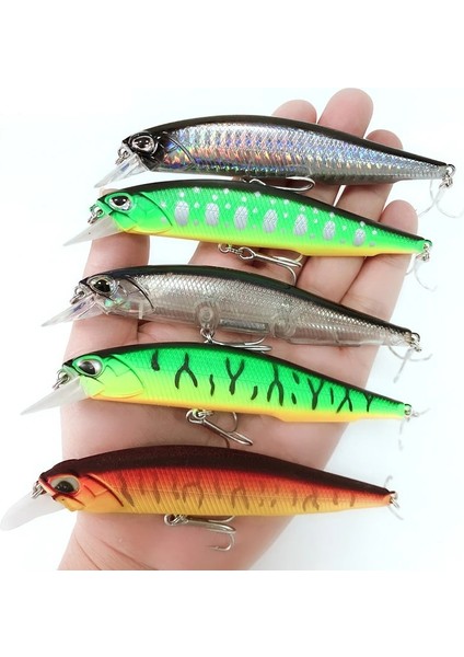 No.4 Tarzı 1 Adet Minnow Balıkçılık Lures 11CG Jerkbait Pike Alabalık Wobbler Yüzen Crankbait Sert Yapay Yemler Sazan Olta Takımı (Yurt Dışından) fiyatları