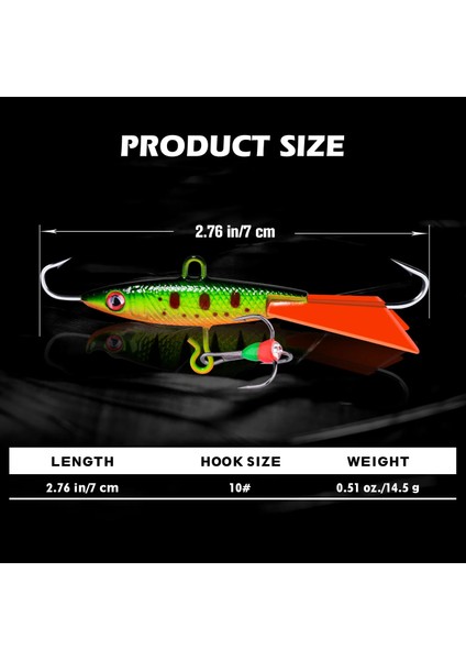 B Tarzı Goture Ice Winter Fishing Lure 7cg Balancer Ice Jig Artificial Bait Balancer For Fishing Wobbler (Yurt Dışından)