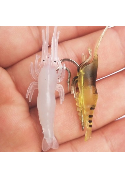 No.1 Tarzı Isca Yapay Yumuşak Karides Cazibesi Solucan Balıkçılık Yemi 1.3gcm Kanca Keskin Crankbait Lures Silikon Parladı Karides Yemi Pesca (Yurt Dışından) fırsatları