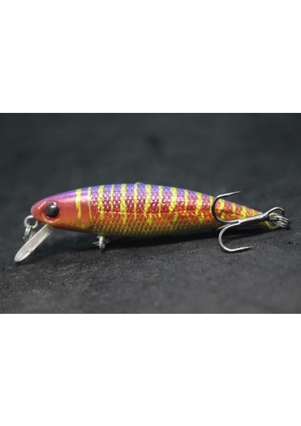 M639X65 Stili Wlure 4.5g 5.9cm Minik Batan Minnow Sazan Balıkçılık Cazibesi Tatlı Su Kullanımı Vahşi Wobble Bronzlaştırıcı ve Kaplama Boyama M639 (Yurt Dışından)