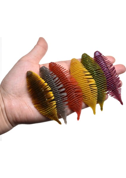 Turuncu Tarzı 3 Adet Ew 8.5cm 6g Yumuşak Cazibesi Solucan Balıkçılık Cazibesi Silikon Yemler Yumuşak Kauçuk Balıkçılık Swimbait Için Yapay Leurre Çorbası (Yurt Dışından)