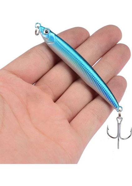 Z7 Stili 70MM Yüksek Li Heyecan Çubuğu Balıkçılık Cazibesi G Batan Kalem Uzun Döküm Shad Minnow Yapay Yem Pike Lures (Yurt Dışından)