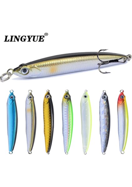Z7 Stili 70MM Yüksek Li Heyecan Çubuğu Balıkçılık Cazibesi G Batan Kalem Uzun Döküm Shad Minnow Yapay Yem Pike Lures (Yurt Dışından)