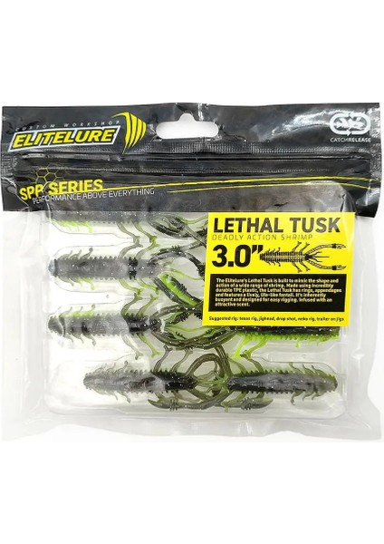 Renk 4 Tarzı 2.2 Inç 0.8g 10 Adet Lethal Tusk 2.2gin. Craws Yüzen Yumuşak Karides Kokulu Silikon Solucan Yemi ile Cazip Cazibesi Wobbler Ned Rig Olta Takımı (Yurt Dışından)