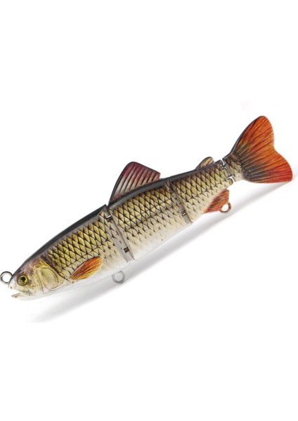 NO.379 Tarzı LUR16.5CM 42G Gerçekçi 4 Eklemli Bölümler Balıkçılık Cazibesi Alabalık Swimbait Balıkçılık Cazibesi Sert Yem Metal Bağlantılı Olta Takımı (Yurt Dışından)