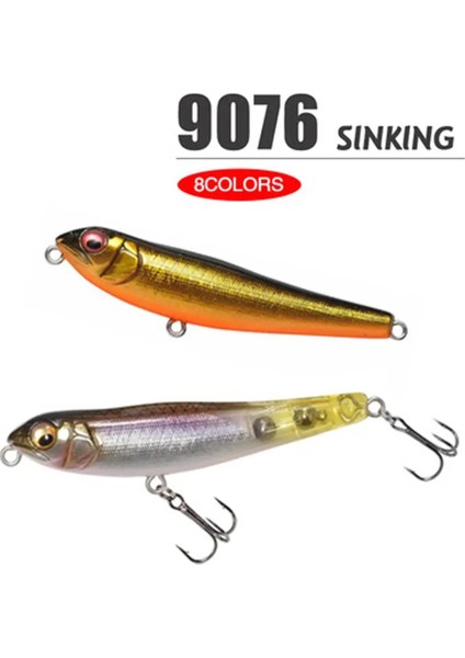 B2 -63MM-5G Stili G Yeni Topwater Kalem Wtd Yüzey Balıkçılık Cazibesi Köpek Yürümek Yapay Tuzlu Su Sert Yem Bass Plastik Yürüteç Takımı (Yurt Dışından) modelleri