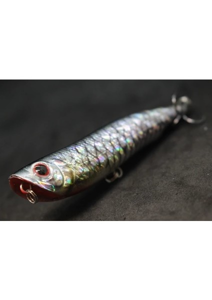 HW622X465 Stili Wlure 10CM 17G Uzun Döküm Topwater Popper Yürüyüş Cazibesi Yüzer Yem Kesme Bıçağı Tiz Kancalar Gerçekçi Balıkçılık Cazibesi HW622 (Yurt Dışından)
