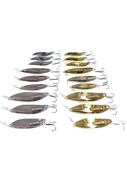 No2 Tarzı 10G 1 Adet Metal 10GGG Balıkçılık Lures Wobbler Er Yem Kaşığı Yapay Bas Sert Pullu Madeni Pul Metal Çelik Kanca Lures (Yurt Dışından)