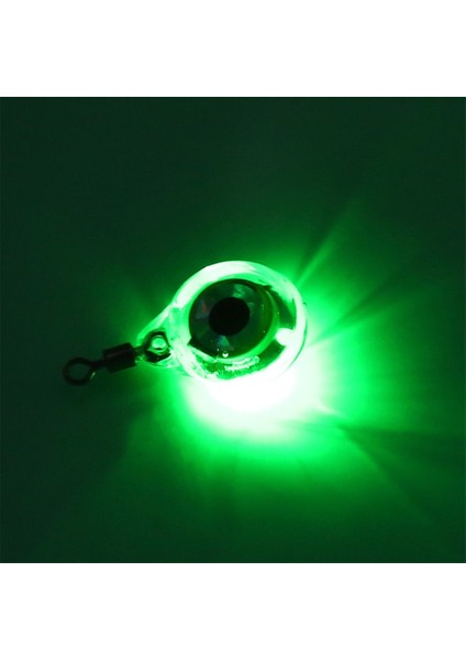 1 Adet Yeşil Stil Mini Balıkçılık Cazibesi Işık LED Derin Damla Sualtı Göz Şekli Balıkçılık Kalamar Balıkçılık Yemi Balık Çekmek Için Aydınlık Cazibesi (Yurt Dışından)
