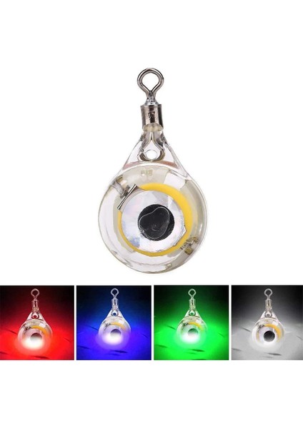 1 Adet Yeşil Stil Mini Balıkçılık Cazibesi Işık LED Derin Damla Sualtı Göz Şekli Balıkçılık Kalamar Balıkçılık Yemi Balık Çekmek Için Aydınlık Cazibesi (Yurt Dışından)