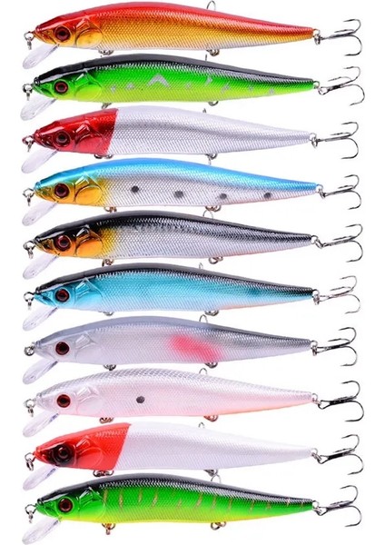 Bir Stil G Minnow Balıkçılık Lures Wobbler Sert Yemler Crankbait Abs Yapay Cazibesi Bas Pike Olta Takımı (Yurt Dışından)