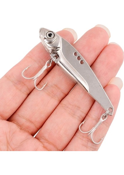 Gümüş Tarzı 25G 1 Adet Metal Er Kaşık Balıkçılık Lures Gg Altın Gümüş Tiz Kanca ile Yapay Yem Alabalık Pike Bas Mücadele (Yurt Dışından)